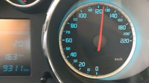 Changan CS35 . Разгон до 100 км/ч + максимальная скорость