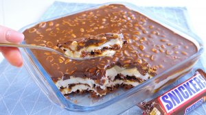 Торт Сникерс, который тает во рту! Просто, БЫСТРО и очень вкусно! ?