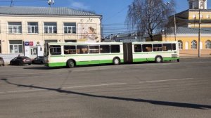 2 последние автобуса гармошки на всю Кострому (ЛиАЗ 6212.00)