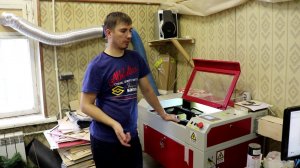 Тест трубки LASEA CL-1200 60w. Станок minimo 0503.