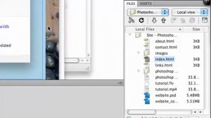 Adding Rollover Buttons to your Photoshop Website