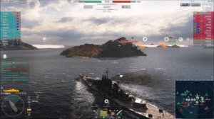 Kremlin: 19 citadels in 60 hits || World of Warships