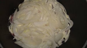 Мясо по-французски в мультиварке Поларис