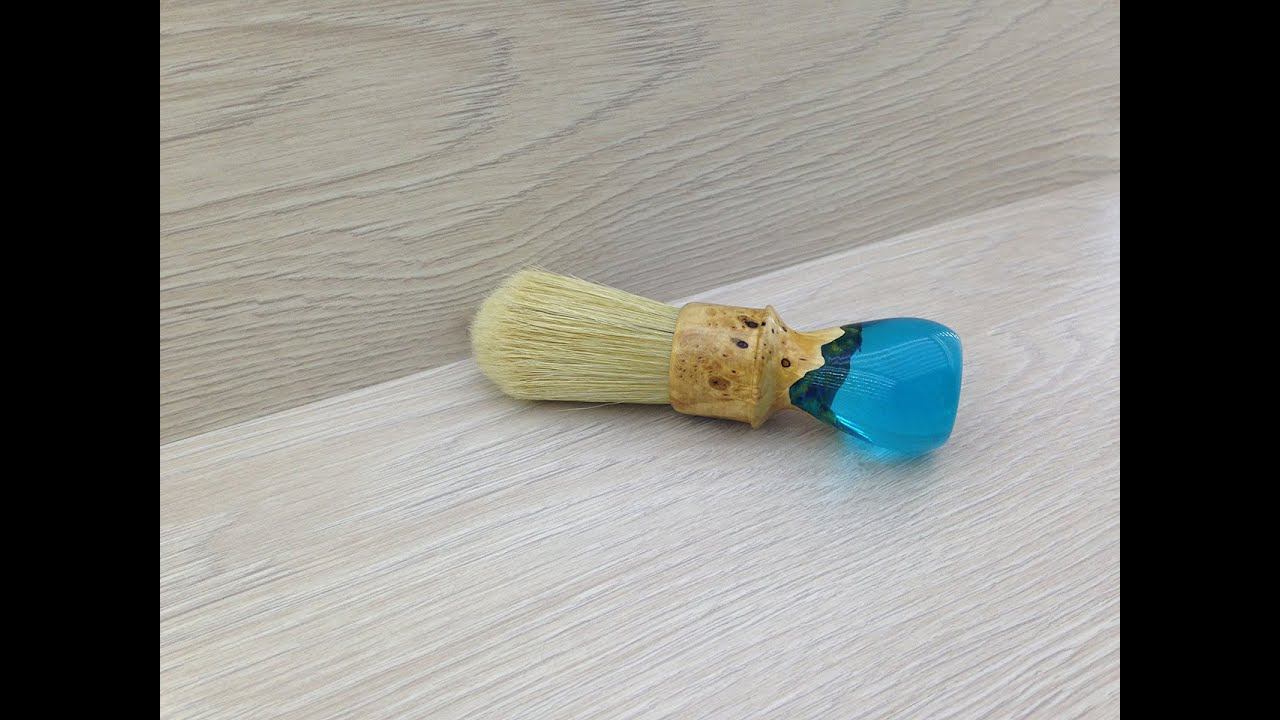 Делаю помазок для бритья - Making a shaving brush смотреть онлайн