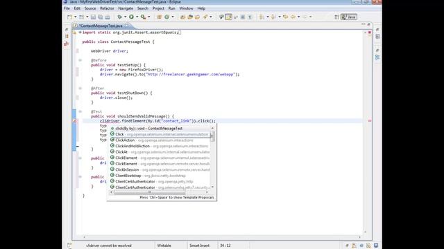 JUnit Selenium Webdriver Tutorial 06 (JUnit Assertions) | QAShahin смотреть онлайн