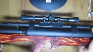 Обзор на самодельную пневматическую рср винтовку Буллпап
