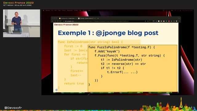 Fuzzing en Go (Valentin Deleplace) смотреть онлайн