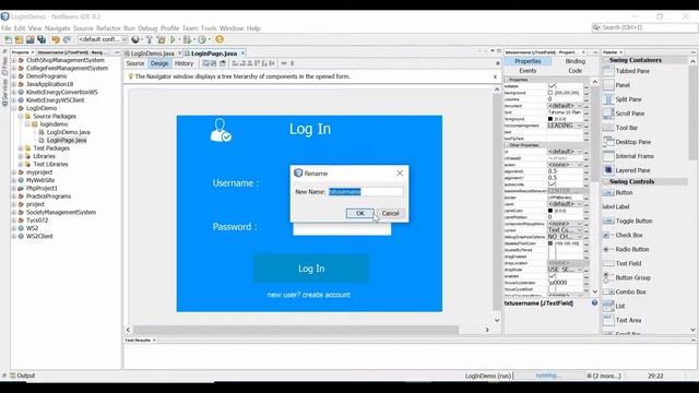 Part 2-JAVA- Design a LOGIN and SIGNUP page with validation (Using Database) in java Netbeans|Hind смотреть онлайн