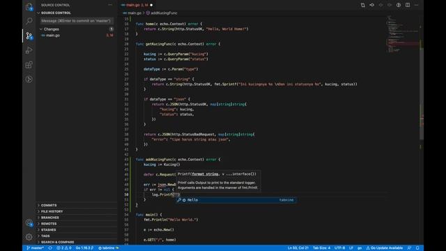 Parsing JSON dari Request | Part 3: Membuat WebServer Golang Menggunakan Echo