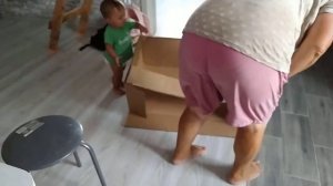 На даче у бабушки