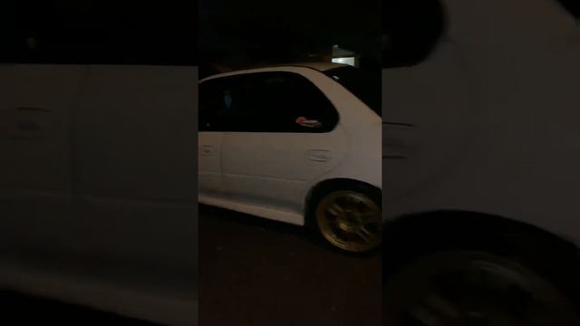 Subaru Impreza GC8 drive by with Tomei extreme Ti exhaust