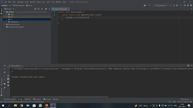 Пишем первую программу "Hello, World!"