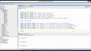 S307 DML-2: DML lab in Oracle enviornment