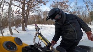 SKI-DOO TUNDRA 300 Father and son ride.