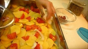 Картошка Оригано в Духовке. Patate al forno con Origano.