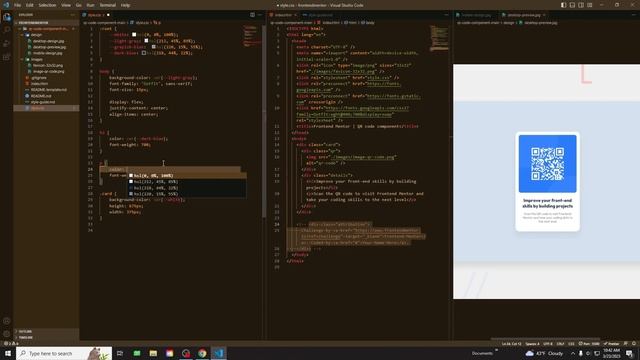 Frontendmentor Challenge Qr-Code | No Commentary, Just LoFi!