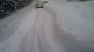 На ниве по снегу