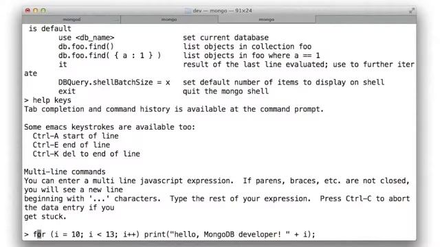 secrets of the mongo shell смотреть онлайн