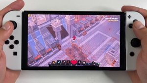 Minecraft Dungeons OLED Nintendo Switch Gameplay