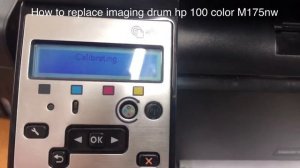 How to replace imaging drum hp 100 color M175nw
