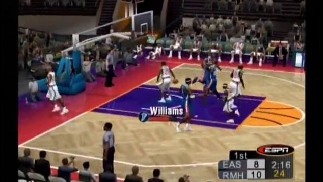 ESPN NBA 2K5 Gameplay Part 1 (Eastern All-Stars vs RM Hedgehogs) смотреть онлайн