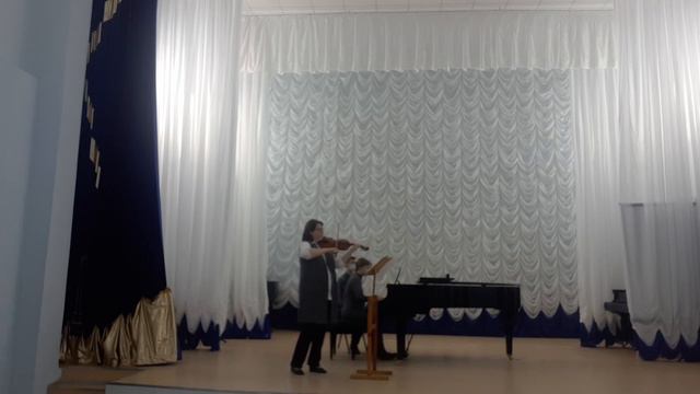 Г.Форе.Соната для скрипки и фортепиано A-dur,1 ч. смотреть онлайн