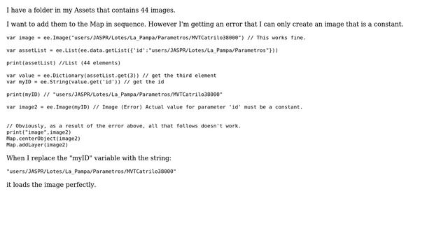 GIS: How to load an image asset from a list of assets in the folder? смотреть онлайн