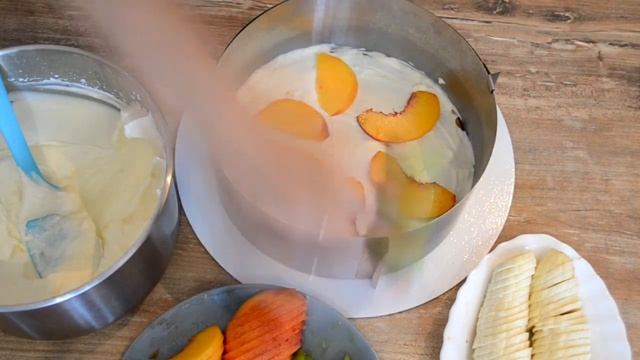 Торт МОЛОЧНАЯ ДЕВОЧКА с йогуртовым кремом/ Как выровнять торт