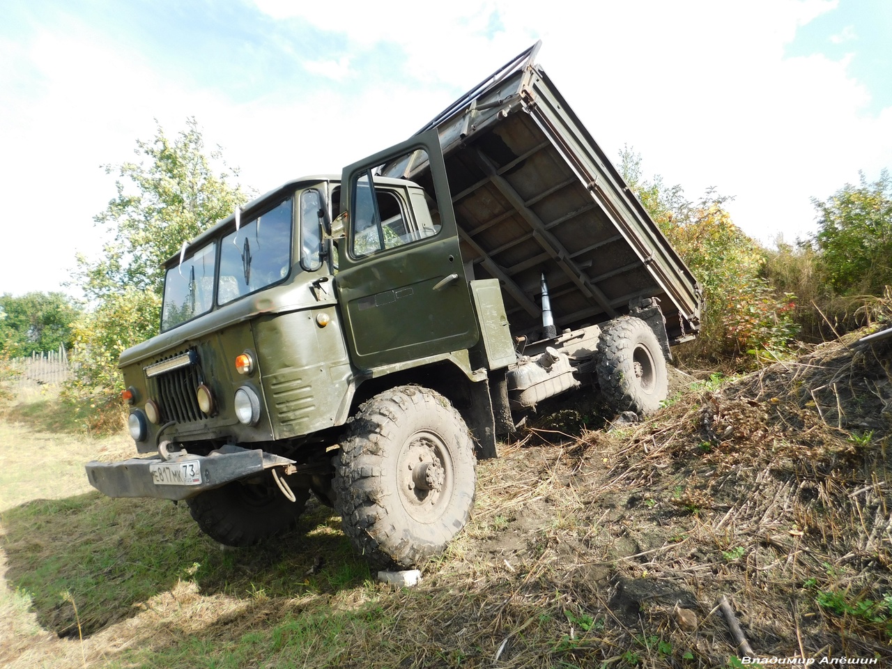 Запуск ГАЗ-66, ремонт. Вожу грунт