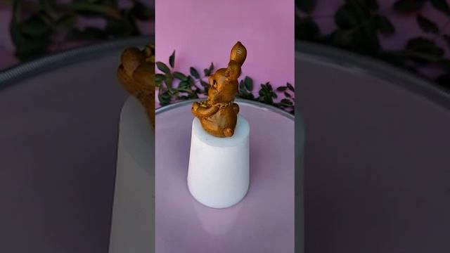 Силиконовый молд 3D Chocolove Заяц с монетами 3