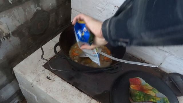 Макароны с Тушенкой без Варки в Казане!