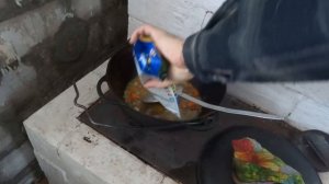 Макароны с Тушенкой без Варки в Казане!