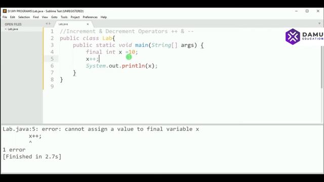 Increment (++) & Decrement (--) Operators In #CoreJava | Java Programs with Output | #CoreJava смотреть онлайн