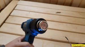 Еще один инструмент в копилку ☺ Аккумуляторный строительный фен