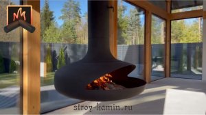 Подвесной камин Fenix Space 900 из России - производство и установка под ключ, на Новой Риге