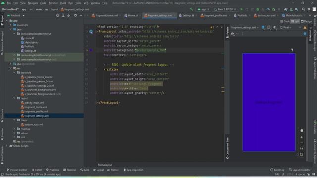 Bottom Navigation Bar - Android Studio | Fragments | Kotlin | 2023 смотреть онлайн