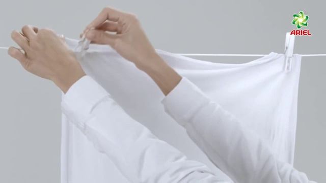 Как сушить белье на веревке на улице - Ariel смотреть онлайн