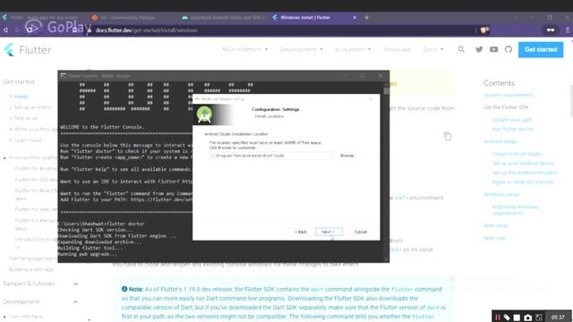 Installation of Windows(Git, Android Studio, Flutter & Visual Studio Code) смотреть онлайн