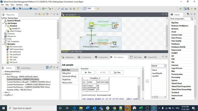 72.How to pass the variable values from parent job to child job in Talend l Talend Orchestration смотреть онлайн