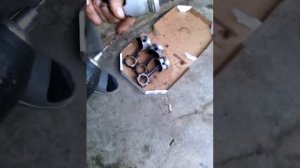 Рассверливание маслоотводящих каналов поршня!