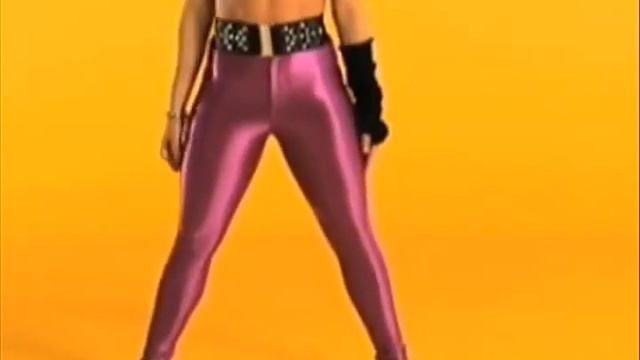 Res:480 - Lauren Gottlieb in Shiny Glossy Purple Spandex Lycra (Disco Jeans) (Disco Pants) смотреть онлайн