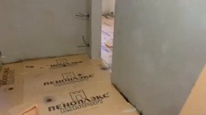 Монтаж Пеноплекс под тёплый пол