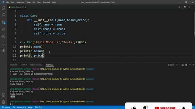 Python for beginner 57: Object Oriented Programming Part 02