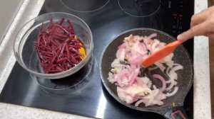293.Простой салат из свеклы и моркови. Без майонеза!