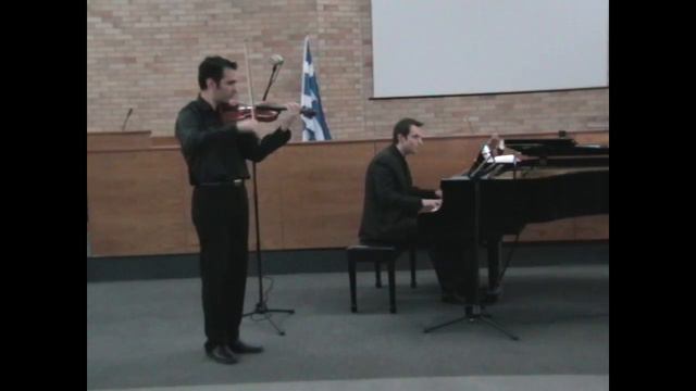 Ilias Zoutsos at University of Athens - Beethoven Sonata for Violin and Piano No. 1 (1st movement) смотреть онлайн