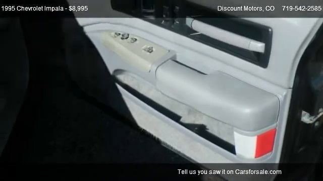 1995 Chevrolet Impala SS for sale @ Discount Motors смотреть онлайн
