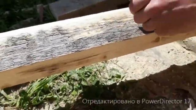 Подготовка досок к покраске 1 часть