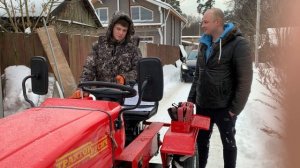 Видео-отзыв от нашего клиента. Минитрактор Русич Т-12