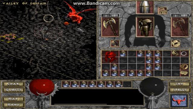 Low-level Gladiator vs Izual, The Fallen Angel quest (Diablo The Hell mod, Doom) смотреть онлайн