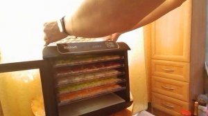 Сушим овощи, фрукты и грибы #kitfort #KT-1905 #сушилка для овощей и фруктов